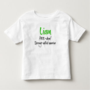 Liam känd definitionskjorta tee