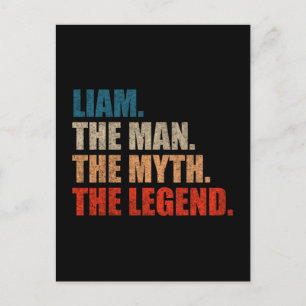 Liam Mannen Myten Legenden Vykort