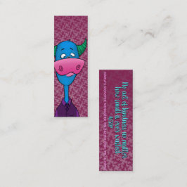 Liam, med citat, lyckokort mini visitkort