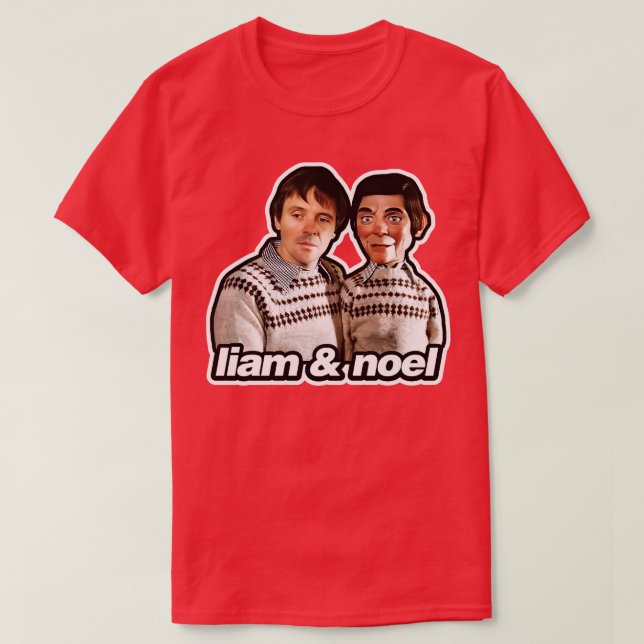 Liam och Noel Magic T Shirt (Design framsida)