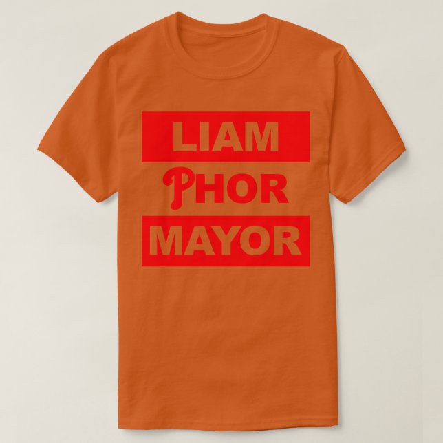 Liam Phor Mayor T Shirt (Design framsida)