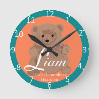 Liam Tvåtonad Rund Klocka