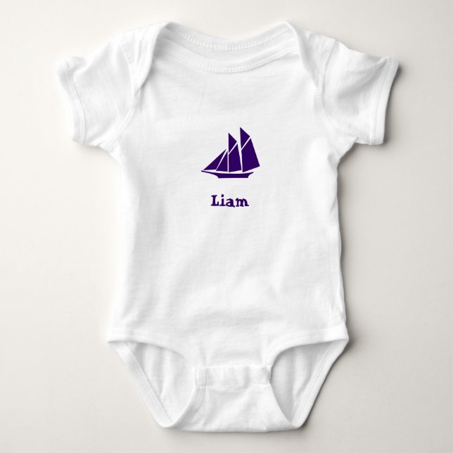 Liams båt tee (Framsida)