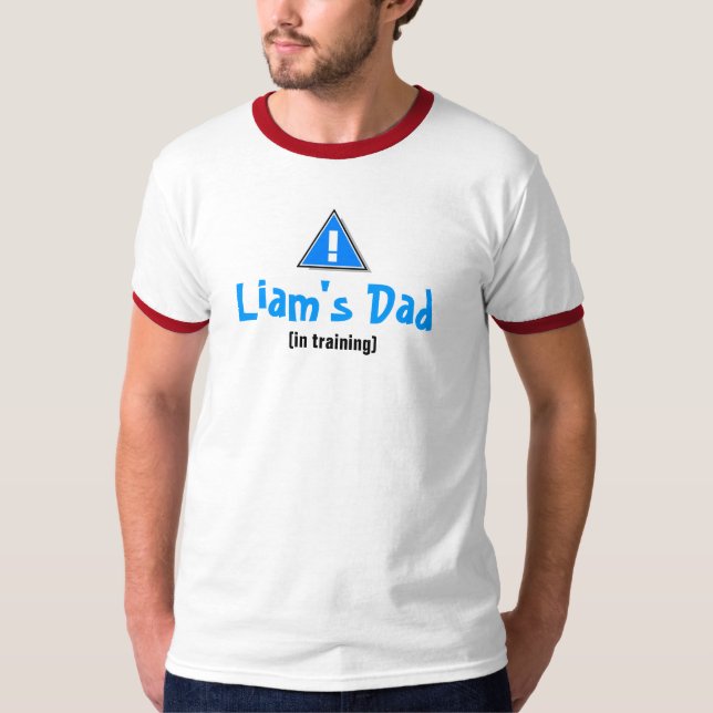 Liams pappa - ny pappa [i utbildning] tee (Framsida)
