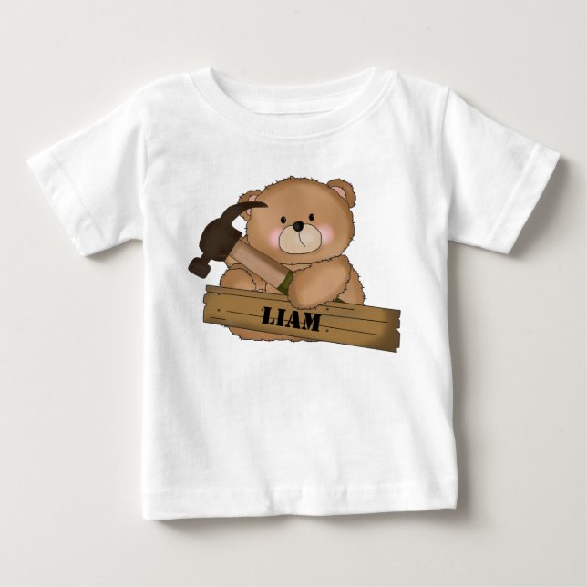 Liams Personlig-presenter för byggherrar Tee Shirt (Framsida)