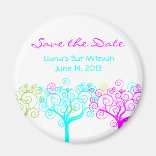 Liana Claire Bat mitzvah Spara datum Magnet