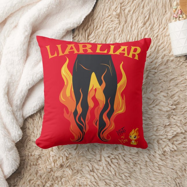 Liar, Liar, Pant's on Fire Kudde (Filt)