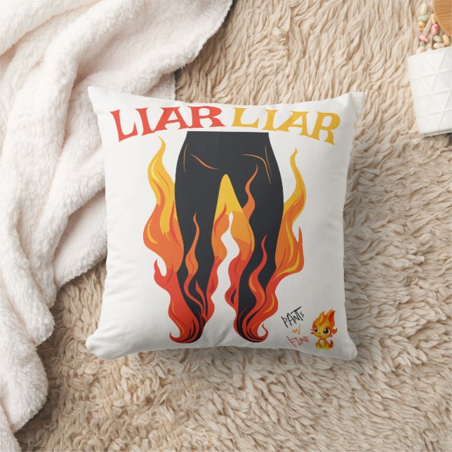 Liar, Liar, Pant's on Fire Kudde (Filt)