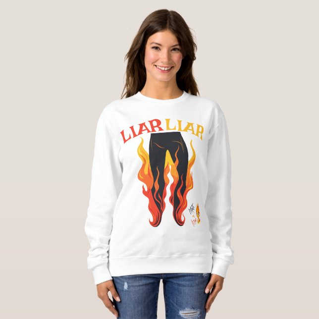 Liar, Liar, Pant's on Fire T Shirt (Hel framsida)