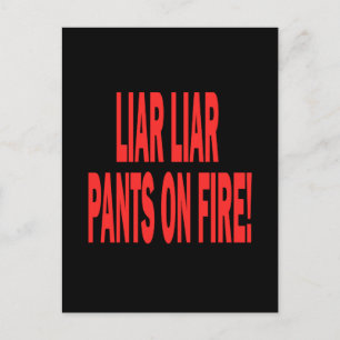 Liar Liar Vykort