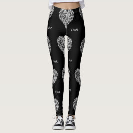 Liardamasker, svart leggings