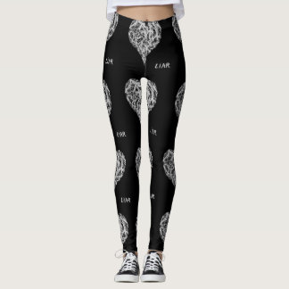 Liardamasker, svart leggings
