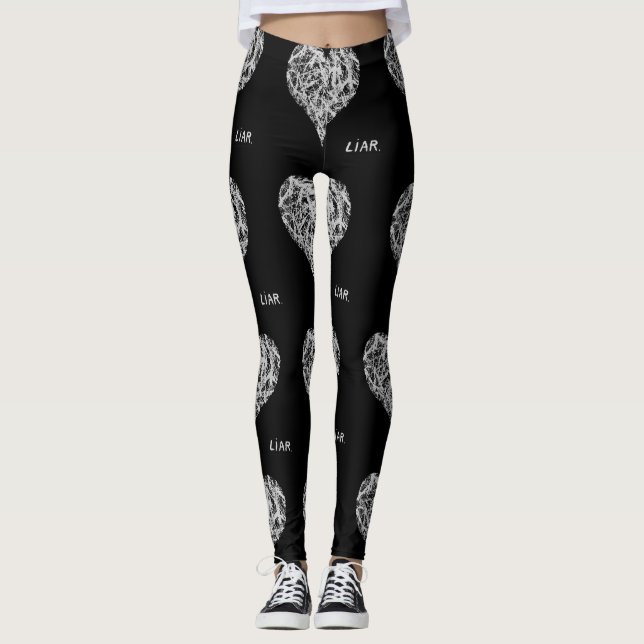 Liardamasker, svart leggings (Framsida)