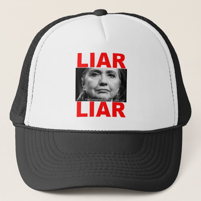 LiarLiar Hillary Clinton Truckerkeps (Framsida)