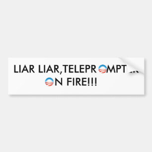 LIARLIAREN, TELEPROMPTER AVFYRAR PÅ BILDEKAL