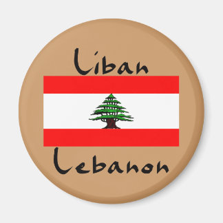Liban Libanon Flagga Magnet