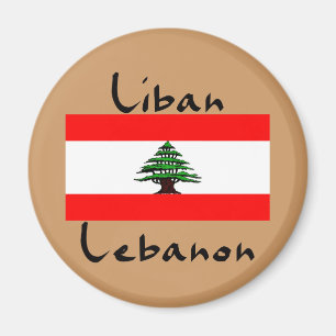 Liban Libanon flaggamagnet Magnet