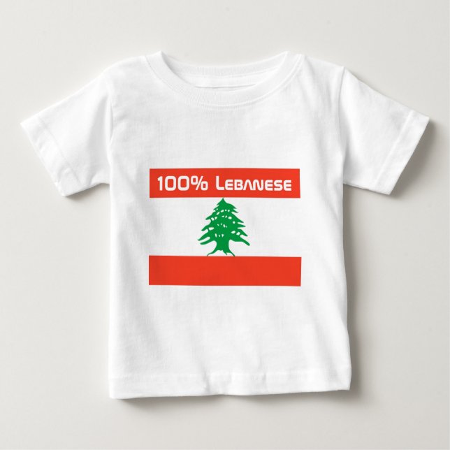 Libanes 100% t shirt (Framsida)