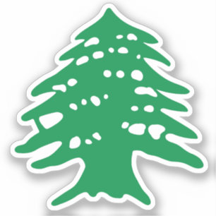 Libanesisk cedar Träd Mycket libanesisk libanesisk Klistermärken