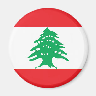Libanesisk flagga - flagga av Libanon علملبنان Magnet