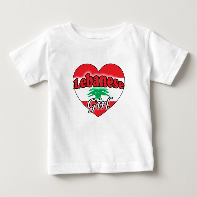 Libanesisk flicka tee shirt (Framsida)