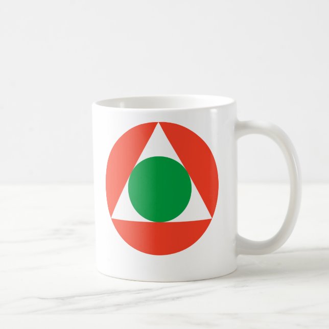 Libanesisk Luft Force Roundel Kaffemugg (Höger)