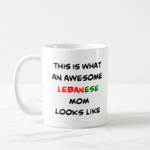 libanesisk mamma, awesome kaffemugg