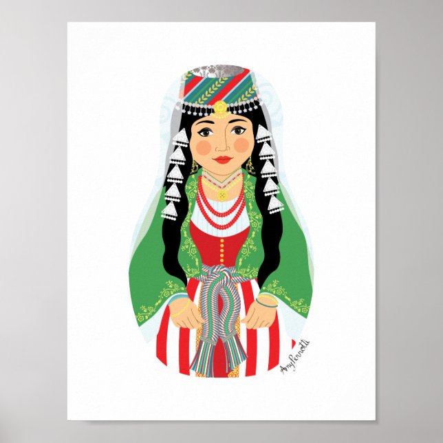 Libanesiska Matryoshka Poster (Framsidan)