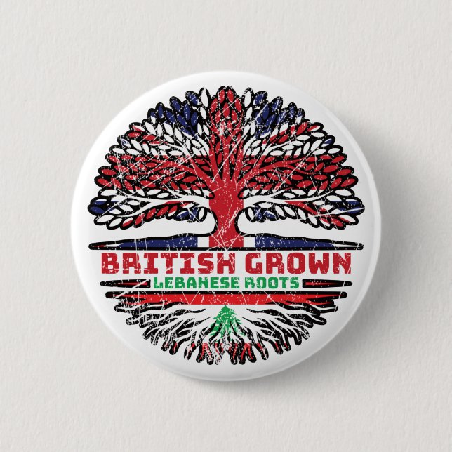 Libanesiska Storbritannien, Storbritannien, Träd,  Knapp (Framsida)