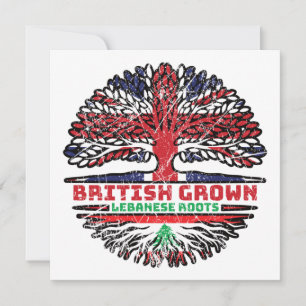 Libanesiska Storbritannien, Storbritannien, Träd, Kort