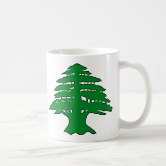 Libanesiskt cederträ kaffemugg