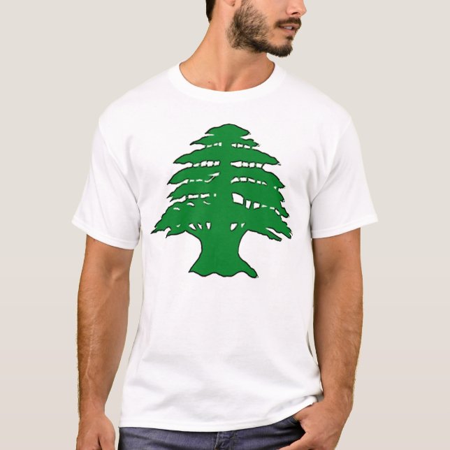 Libanesiskt cederträ t-shirt (Framsida)