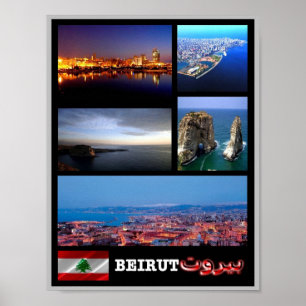 Libanon - Beirut - Mosaic - Poster