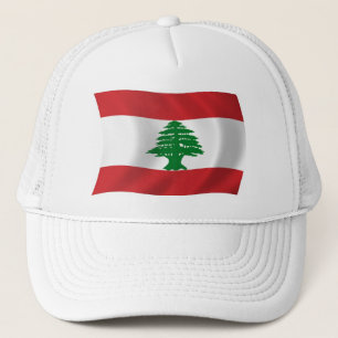 Libanon Flagg Hatt Truckerkeps