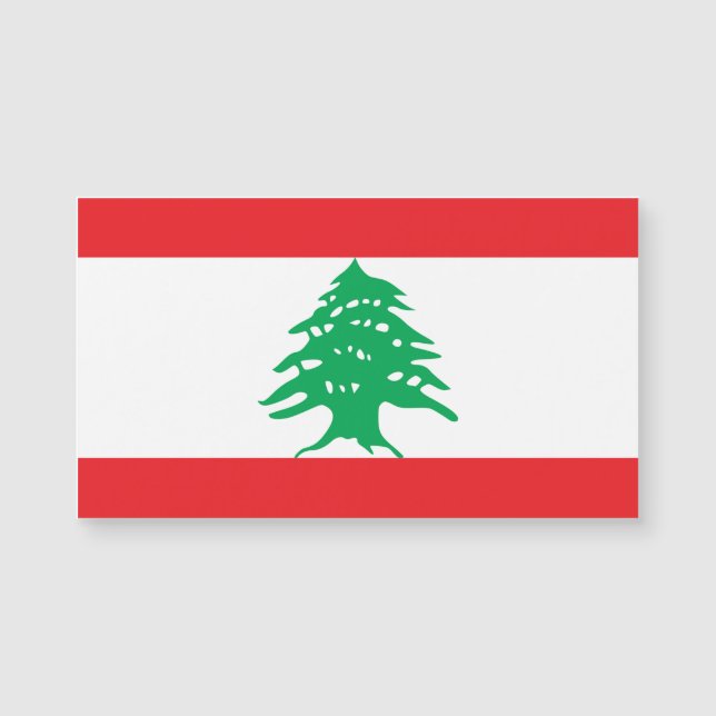 Libanon flagga (Framsida)