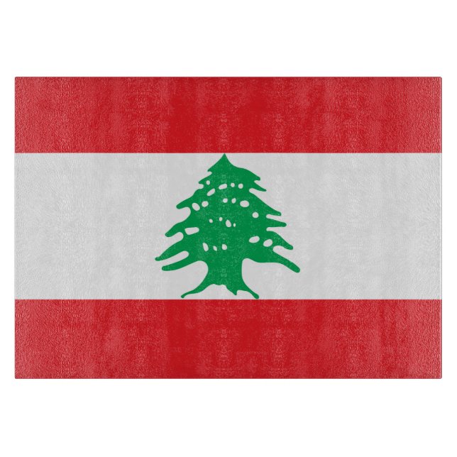 Libanon flagga (Framsidan)