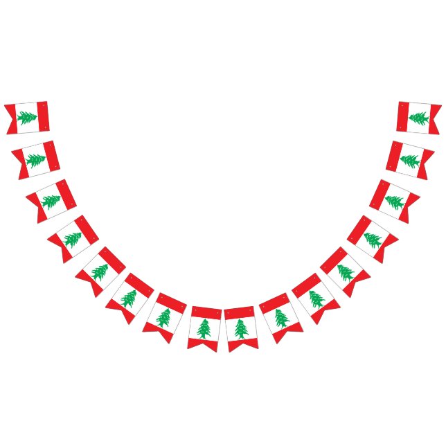 Libanon flagga (Alla)