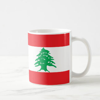 Libanon Flagga Ceramic Mugg