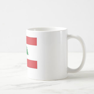 Libanon flagga kaffemugg