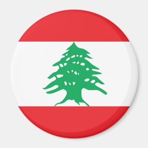Libanon flagga magnet
