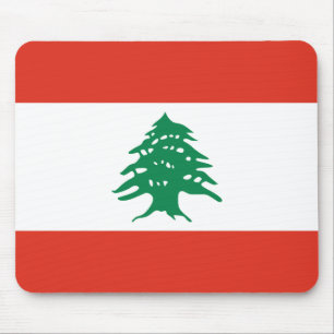 Libanon Flagga Mousepad Musmatta