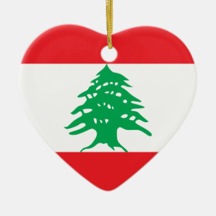 Libanon Flagga Ornament