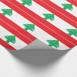 Libanon Flagga Presentpapper