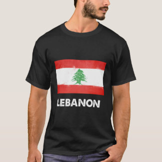 Libanon-Flagga T Shirt