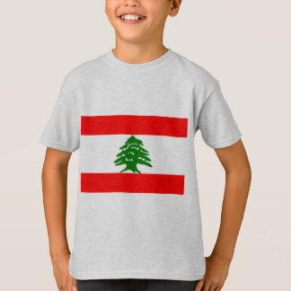 Libanon flagga tee