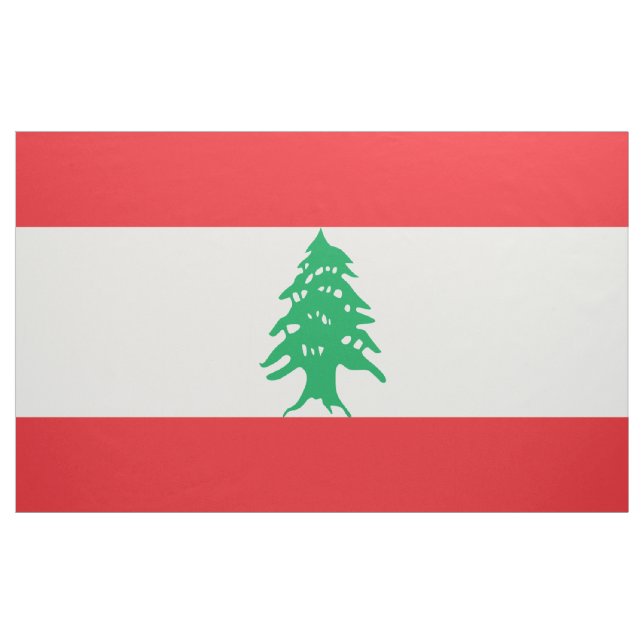 Libanon flagga tyg (Yard)
