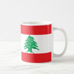Libanon flaggamugg kaffemugg