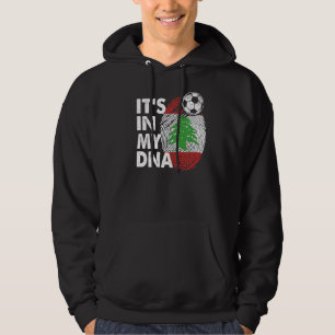 Libanon i mitt DNA-libanesiska Flagga Libanon Hoodie
