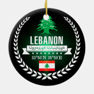 Libanon Julgransprydnad Keramik