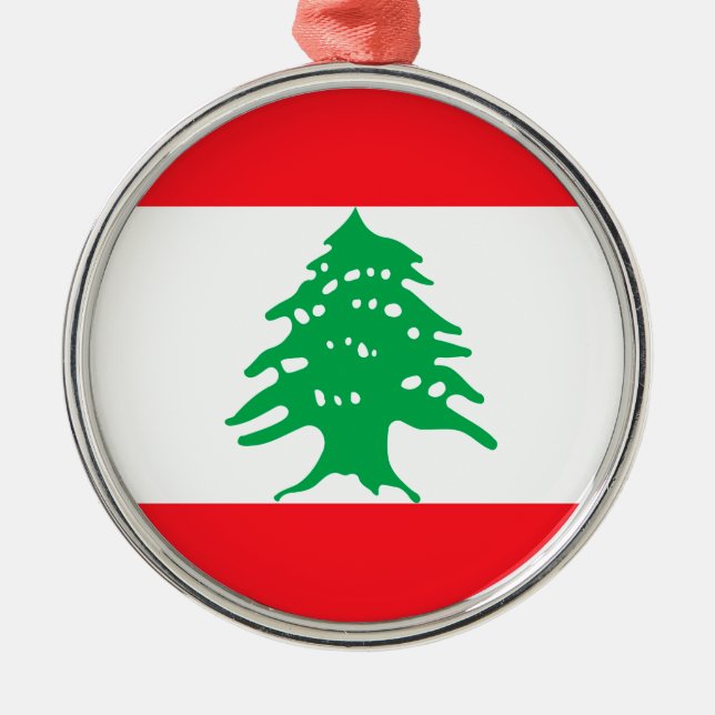 Libanon Julgransprydnad Metall (Framsidan)
